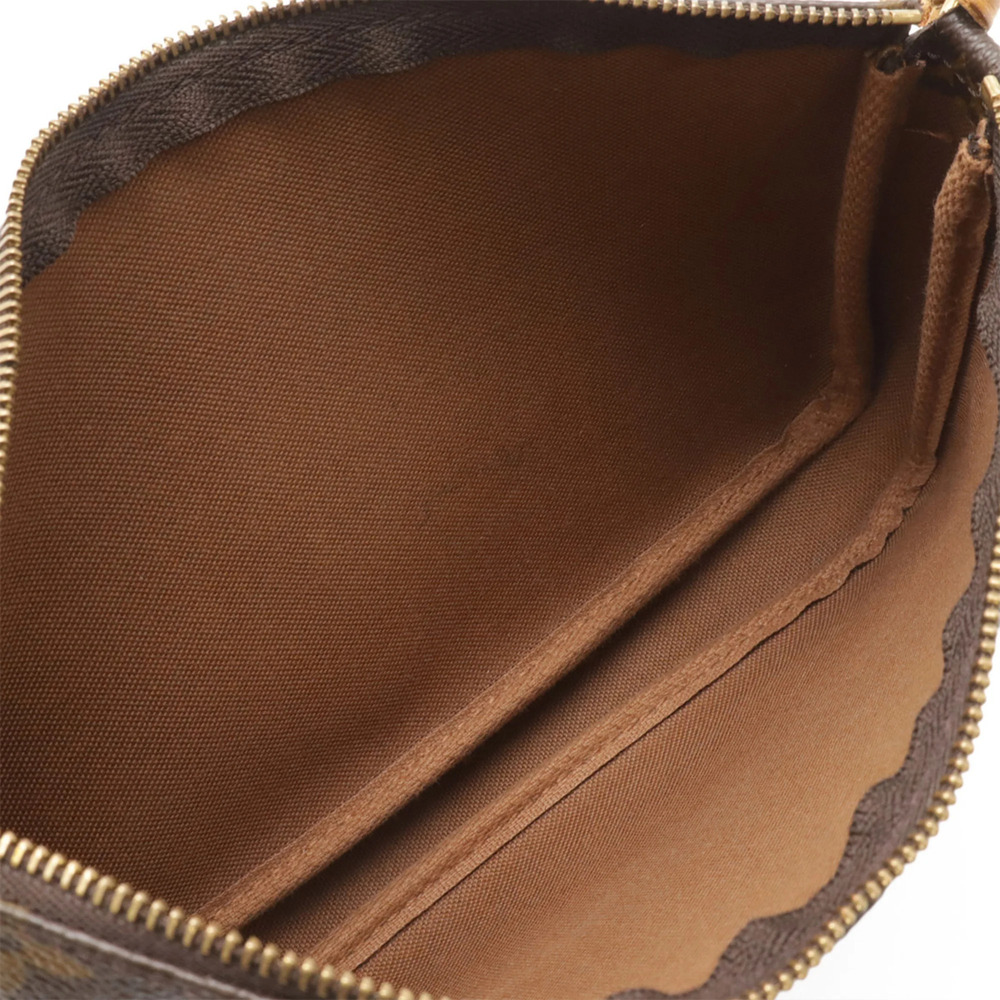 LOUIS VUITTON Brown Monogram Pochette Pouch - Picture 9 of 10